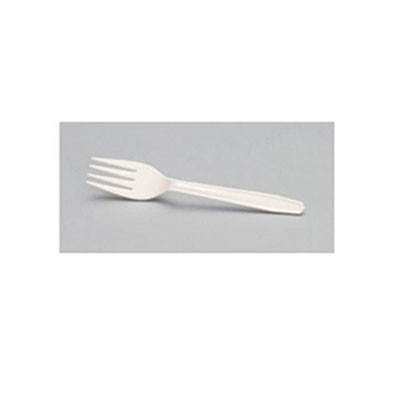 Harvest Starch Disposable Utensils, Fork, Starch-Based/Plastic, Harvest Tan, 6"