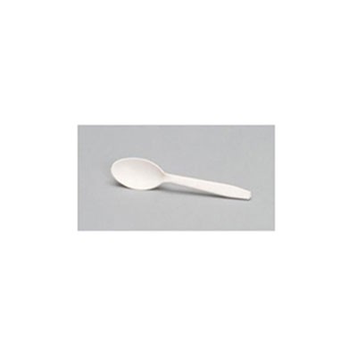 Harvest Starch Disposable Utensils, Spoon, Starch-Based/Plastic, Harvest Tan, 6"
