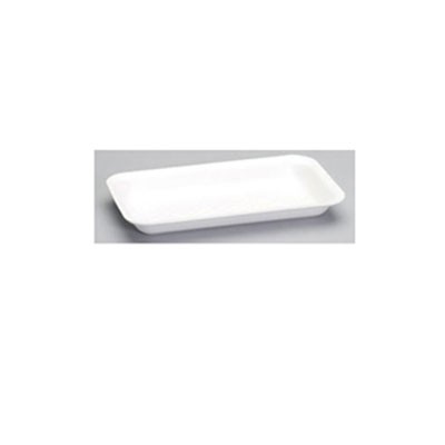Supermarket Trays, Foam, White, Heavy-Weight Processor Tray
