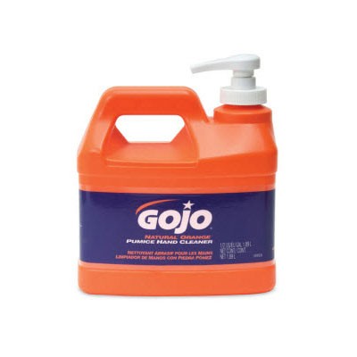 NATURAL ORANGE Pumice Hand Cleaner, Orange Citrus Scent, .5gal Pump Bottle