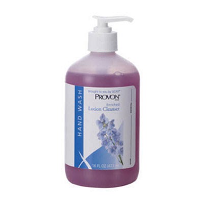 Enriched Lotion Cleanser, Floral Scent, Purple, 16 oz Pump Bottle