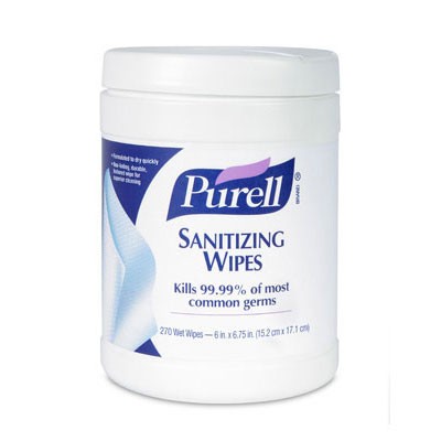 Wipes Sanitizing Wipes 270/PKG 6/CS
