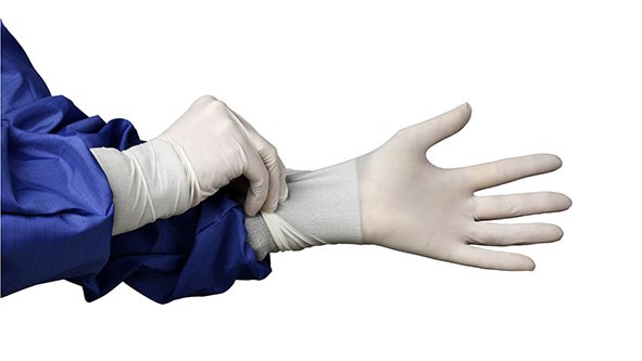 Glove Nitrile 12" Cleanroom ISO 5 Medium Low Derma 100/BG 10/CS