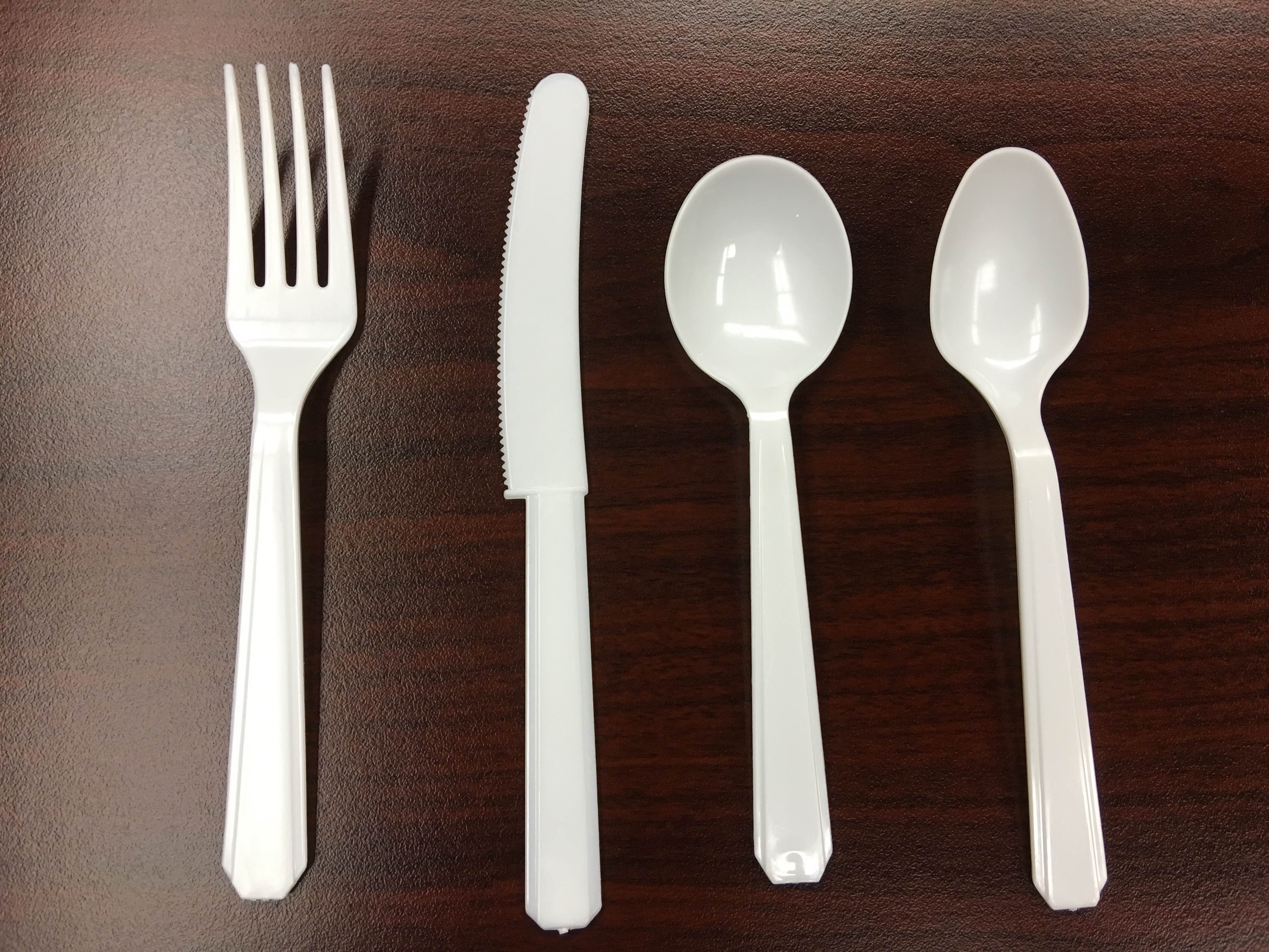 Spoons Heavy Weight White Polystyrene 1000/CS