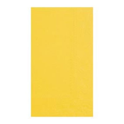 Dinner Napkins, 2-Ply, 1/8 Fold, 15" x 17", Sun