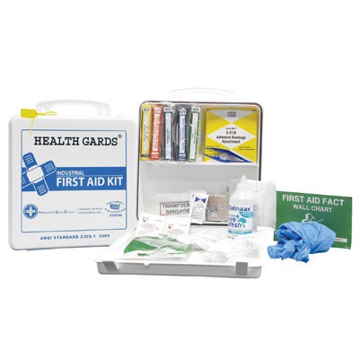 Health Gards First Aid Kit, 50 Person, 290 Pieces, 9 3/4 in x 14 in x 2 3/4 in