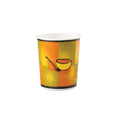 Streetside Paper Food Container, Streetside Design, 12 oz, 50/Bag