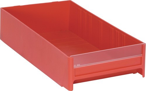 Patient Drawer 11" x 5-5/8" x 2-1/2" Red