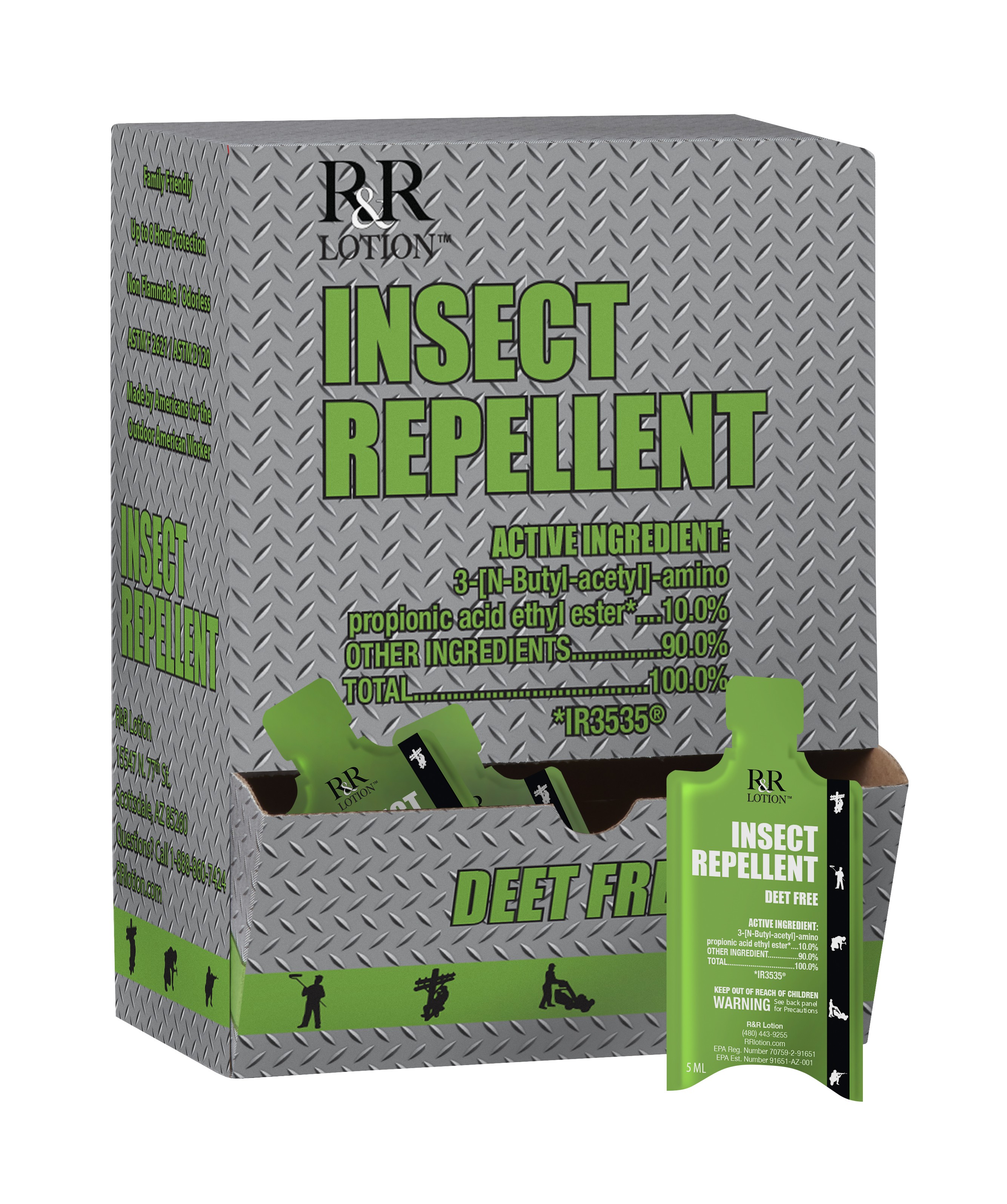 R&R LOTION INSECT REPELLENT  PACKET 100