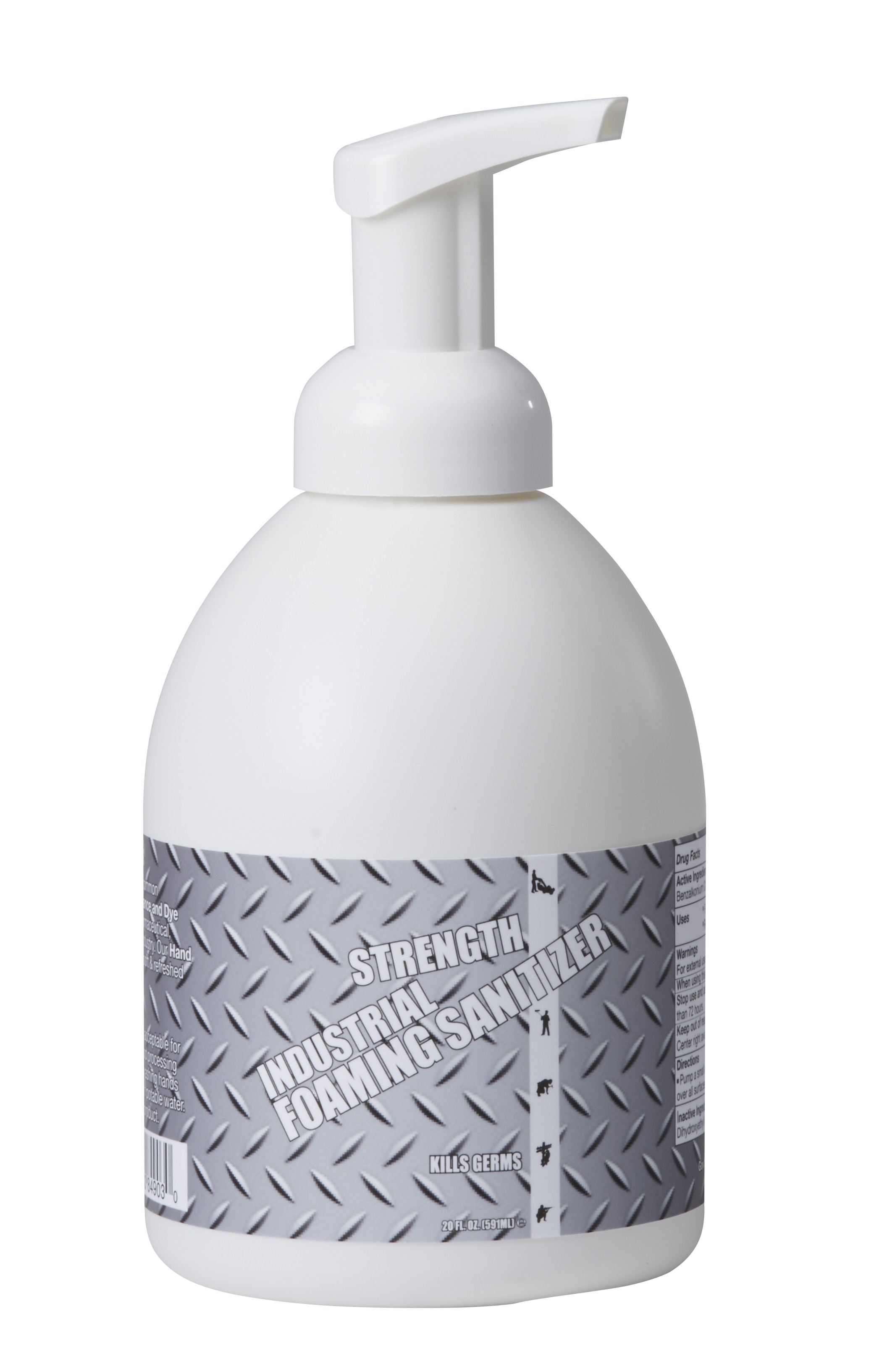 20OZ INDUSTRIAL FOAMING SANITIZER ALCOHOL FREE