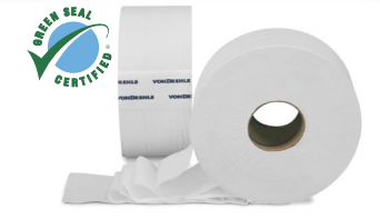 Tissue Toilet 3.6x750' 2Ply JRT 2.3" Core 12RL/CS 55/PLT