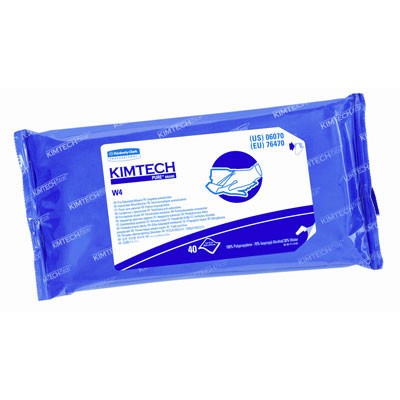 Wipe Polypropylene 9x11 PreSat 70%Ipa/30%Di CL4 40/PKG 10/CS