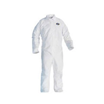 KLEENGUARD A20 Breathable Particle Protection Coveralls, Medium, White