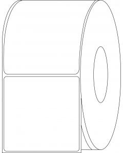 Label Thermal Transfer 4x4 3" core Perforated 1500/RL 4/CS