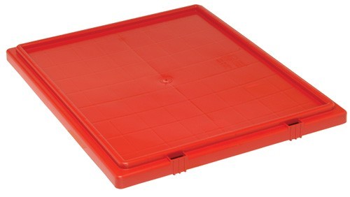 Quantum stack and nest tote lids  Red