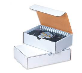 12 1/8 x 9 1/4 x 5 White Literature Mailers 200#/ ECT-32-B
