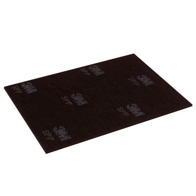 Scotch-Brite Surface Preparation Pad, 12 in x 18 in, Black/Gray