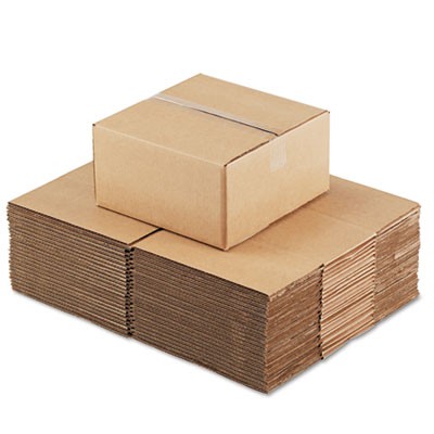 RSC 13x13x6 Kraft Corrugated Boxes 25/500