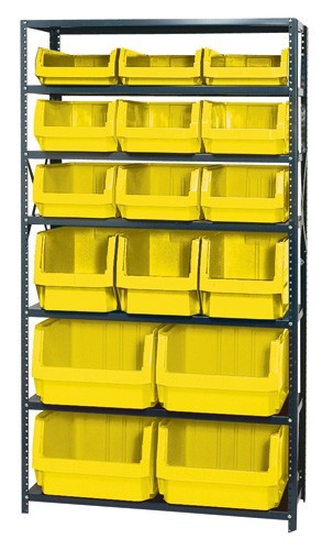 Magnum Bin Unit 18" x 42" x 75" Yellow