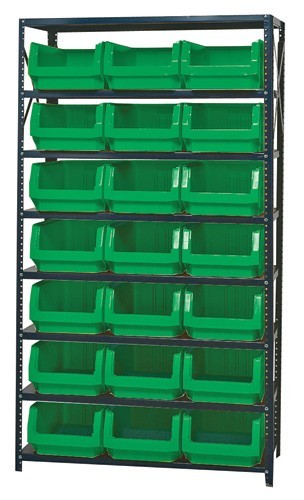 Magnum Bin Unit 18" x 42" x 75" Green