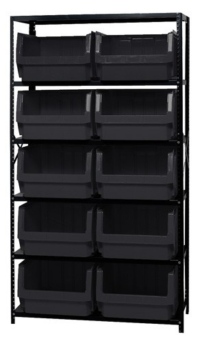 Magnum Bin Unit 18" x 42" x 75" Black