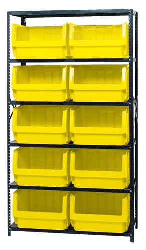 Magnum Bin Unit 18" x 42" x 75" Yellow