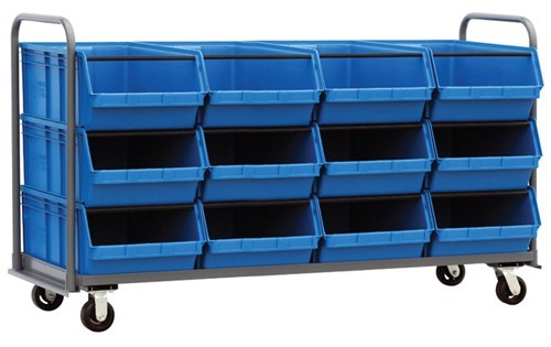 Magnum Bin Transport Truck 30" x 78" x 47" Blue