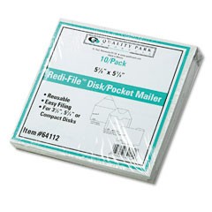 Disk Mailer 5.75x5.75 10/PK