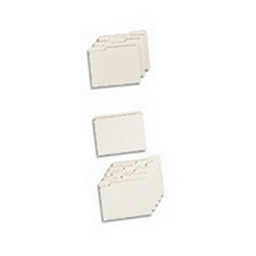 Folder Manila 1/3 Cut Letter Assorted 100/BX