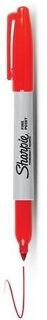 Marker Sharpie Permanent Fine Point Red 12/BX SAN30002