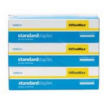 Staples Standard .25" 5,000/BX 5/PKG (25,000/PKG)