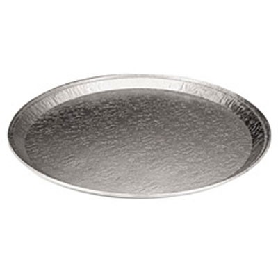 CaterWare Deluxe Embossed Flat Aluminum Trays, 1-Comp, 12dia