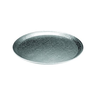 CaterWare Deluxe Embossed Flat Aluminum Trays, 1-Comp, 16dia