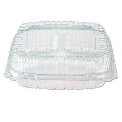 ClearView SmartLock Containers, Clear, 9 7/32w x 8 7/8d x 2 29/32h