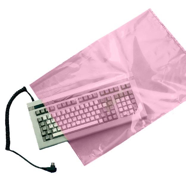 Bag Poly 12x15 2Mil Pink Antistatic 500/CS
