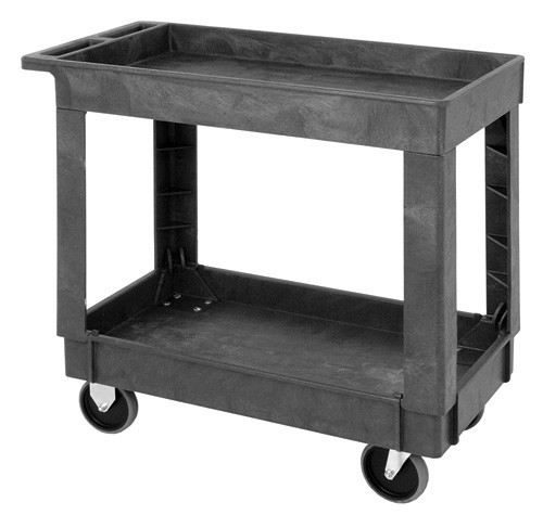 Polymer Mobile Cart 34-1/4" x 17-1/2" x 32-1/2"