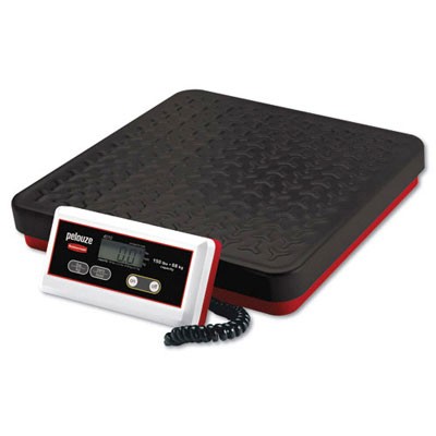 Digital Receiving Scale, 150lb Cap, 12 1/2x12 Platform