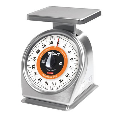 Pelouze Mechanical Portion-Control Scale, 32oz Cap, 7x5 Platform