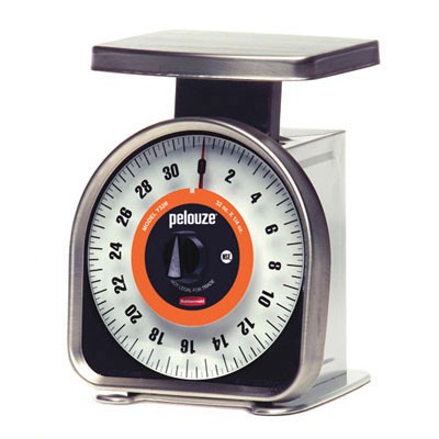 Pelouze Y-Line Mech Portion-Control Scale, 32oz Cap, 6x6 Platform