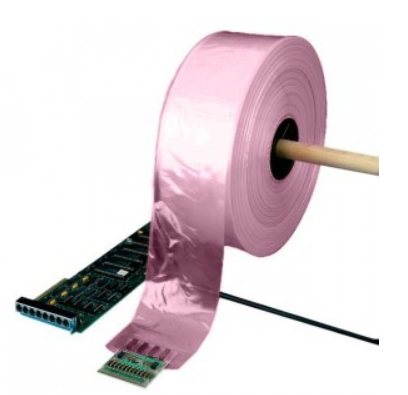 Tubing Poly 48x450' 4Mil Pink Antistatic