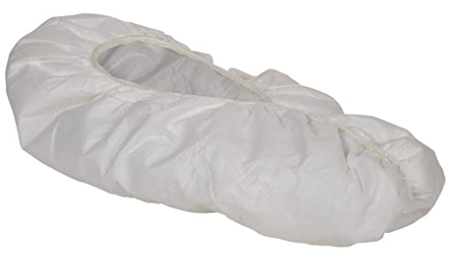 Shoecover Microporous-Coated w/PVC Sole White 100/CS