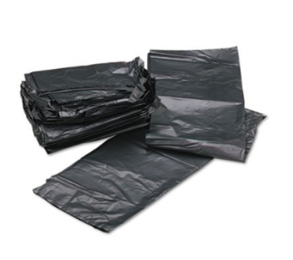 Bag Can Liner 24x24 8mic High Density 7-10Gal Black 50/RL 20/CS 64/plt