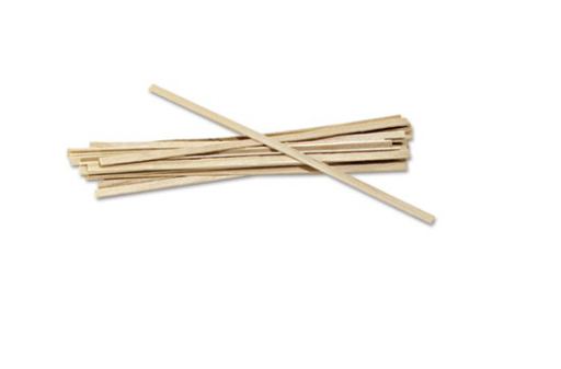 Stir Sticks 7.5" Round Wooden Coffee 500/BX 10/CS