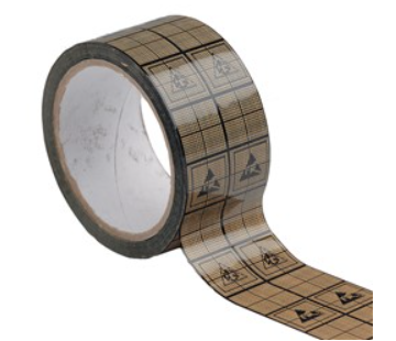 Tape AntiStatic .75x118' Black Grid Conductive 3" Core