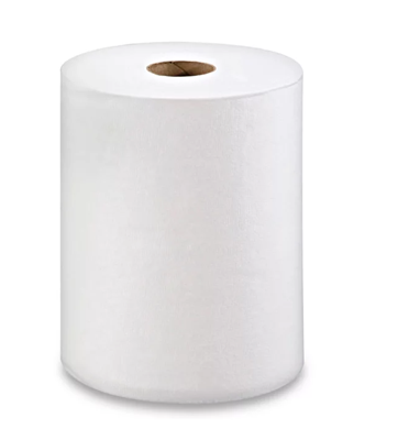 Towel 10"x800' 2" Core 1-ply Hardwound Roll White 6RL/CS
