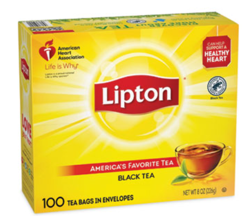 Tea Lipton Black 100/BX