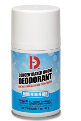 Deodorant Spray Mtn Air Scent Metered Concentrated 7oz 12/CS
