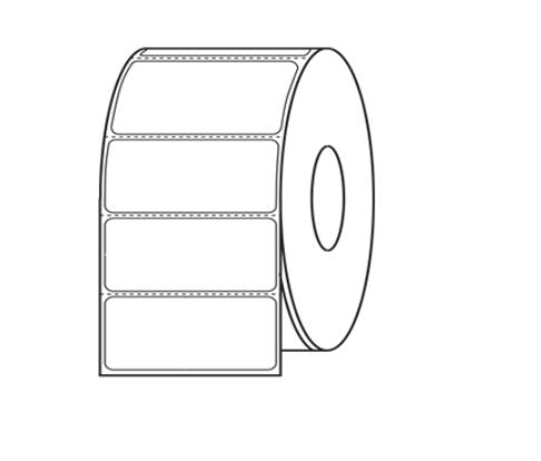 Label Direct Thermal 4x2 1" Core Perfed 735/RL 12/CS