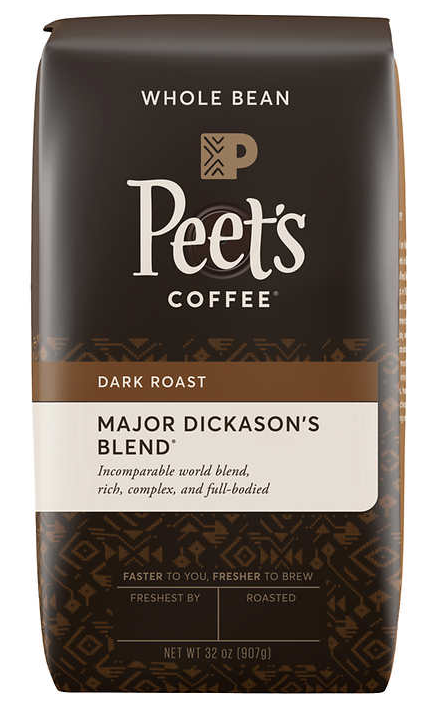 Coffee Peet's Major Dickason's 2LB/PKG
