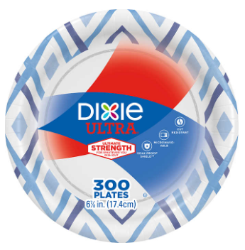 Plates Paper Dixie Ultra 6.875" 300/PK